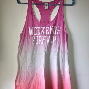 Htf 2014 VS PINK Ombre Sleep Tank Top S